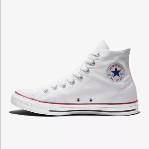 White High Top Converse - Used